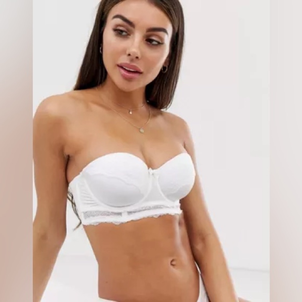 corset strapless bra
